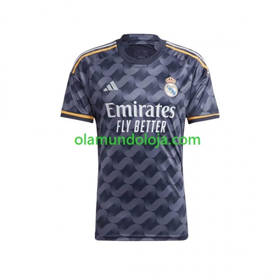 Camisola Real Madrid Brahim Diaz 21 Homem Equipamento Segundo 2023-2024 Manga Curta